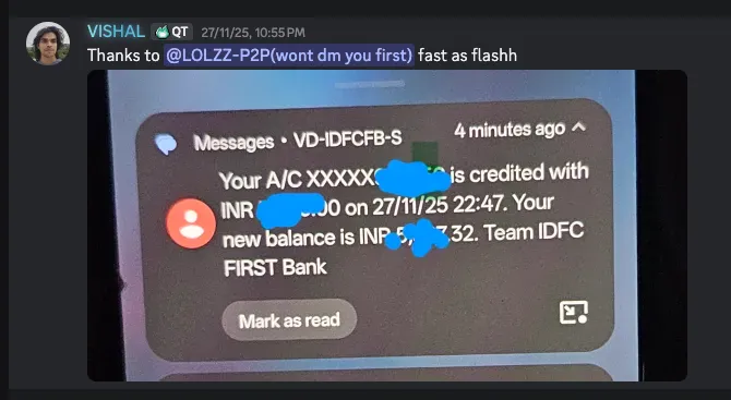 Transaction screenshot